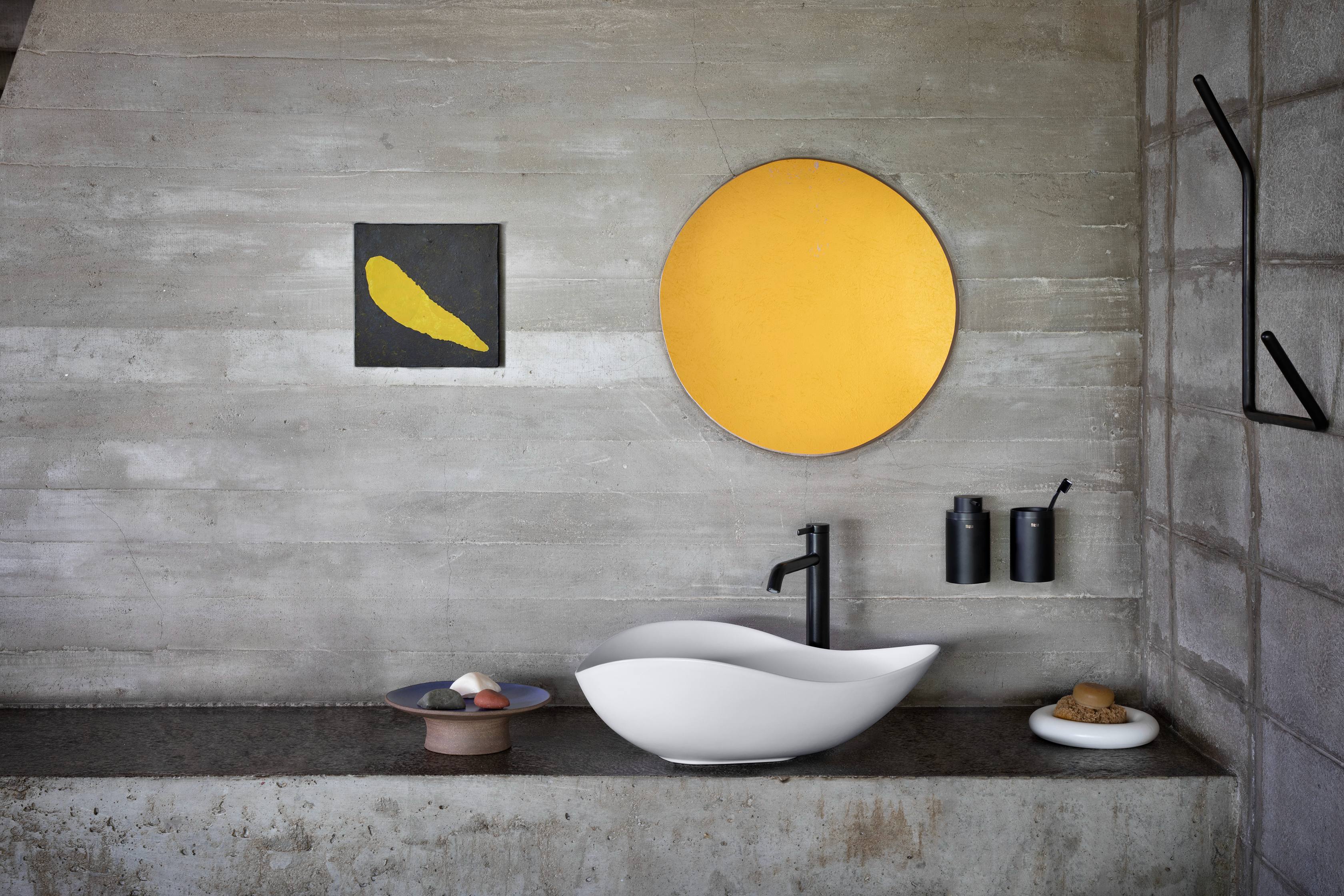 Grifo lavabo pared roca hotsell