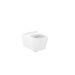 Round - Taza Roca Rimless® suspendida compacta